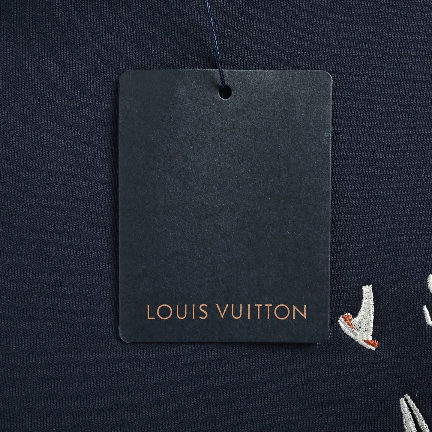 Louis Vuitton/Louis Vuitton sailing embroidered hooded sweatshirt